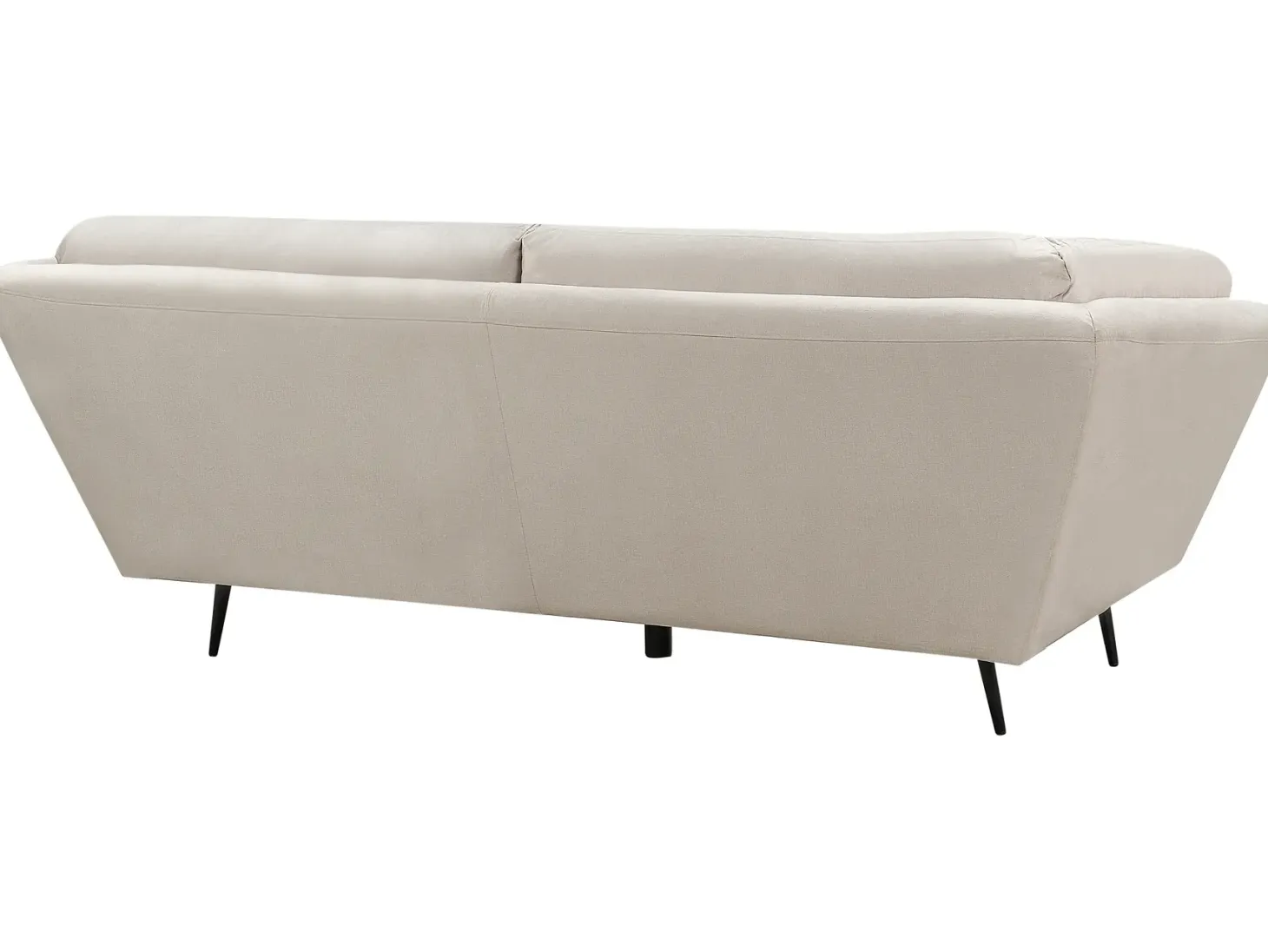 Sofa 3 personers LENVIK Velour Beige