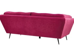 Sofa 3 personers LENVIK Velour Bordeaux