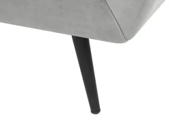 Sofa 3 personers LENVIK Velour Grå