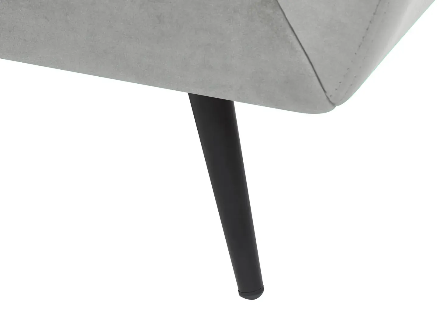 Sofa 3 personers LENVIK Velour Grå