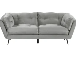 Sofa 3 personers LENVIK Velour Grå