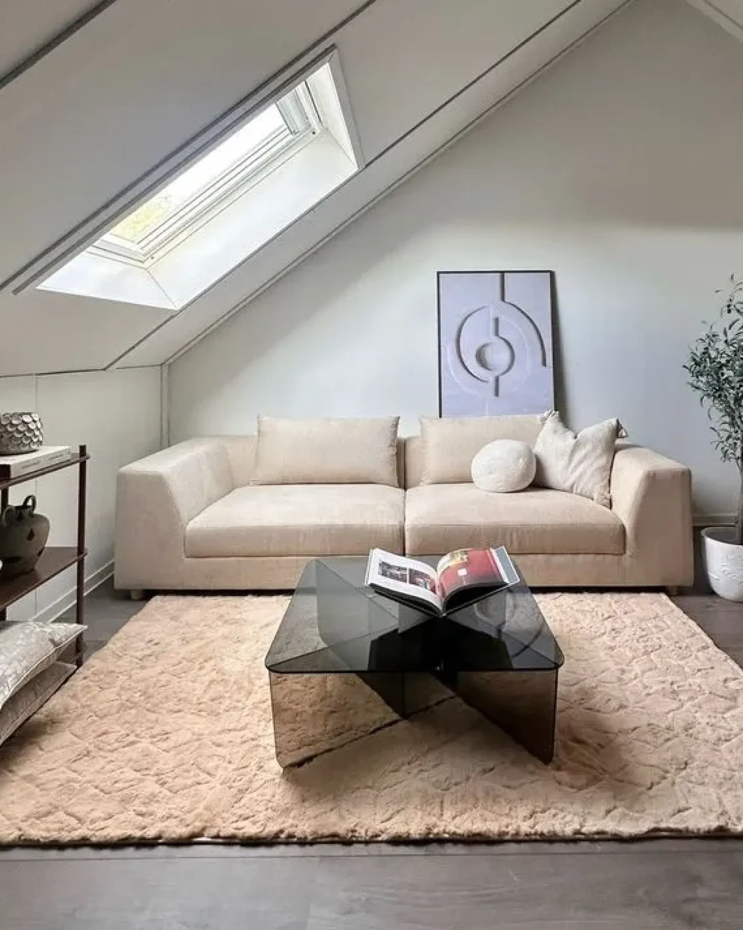 Sofa 3 personers LERMON Beige