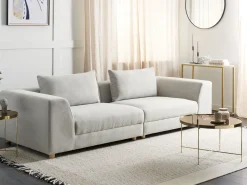 Sofa 3 personers LERMON Lysegrå