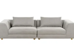 Sofa 3 personers LERMON Lysegrå