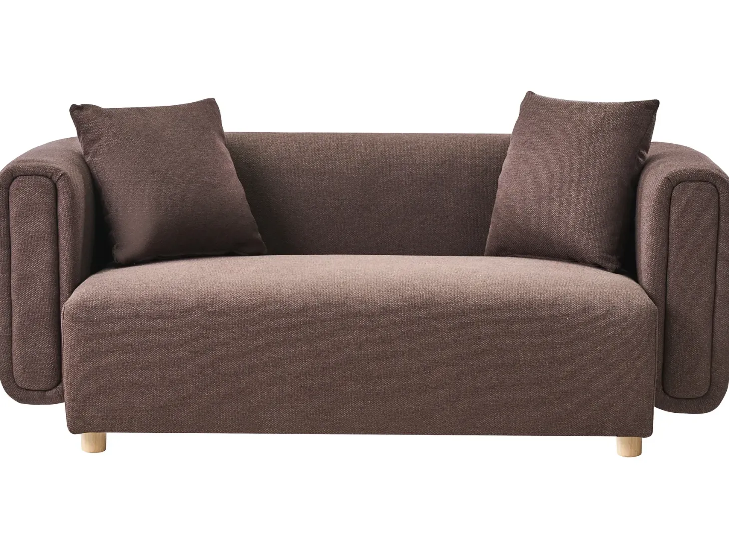 Sofa 2 personers LILLEROD Mørkebrun