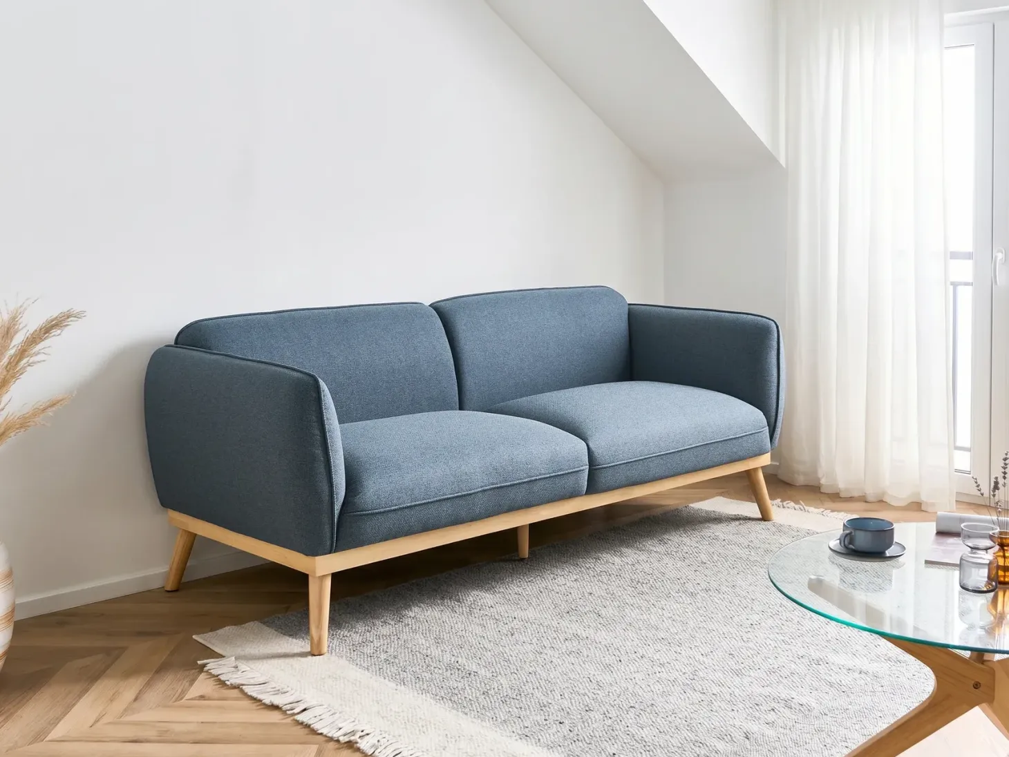 Sofa 3 personers LJUNG Blå