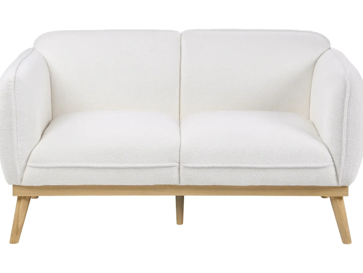 Sofa 2 personers LJUNG Boucle Hvid
