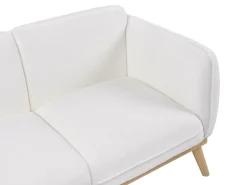 Sofa 2 personers LJUNG Boucle Hvid