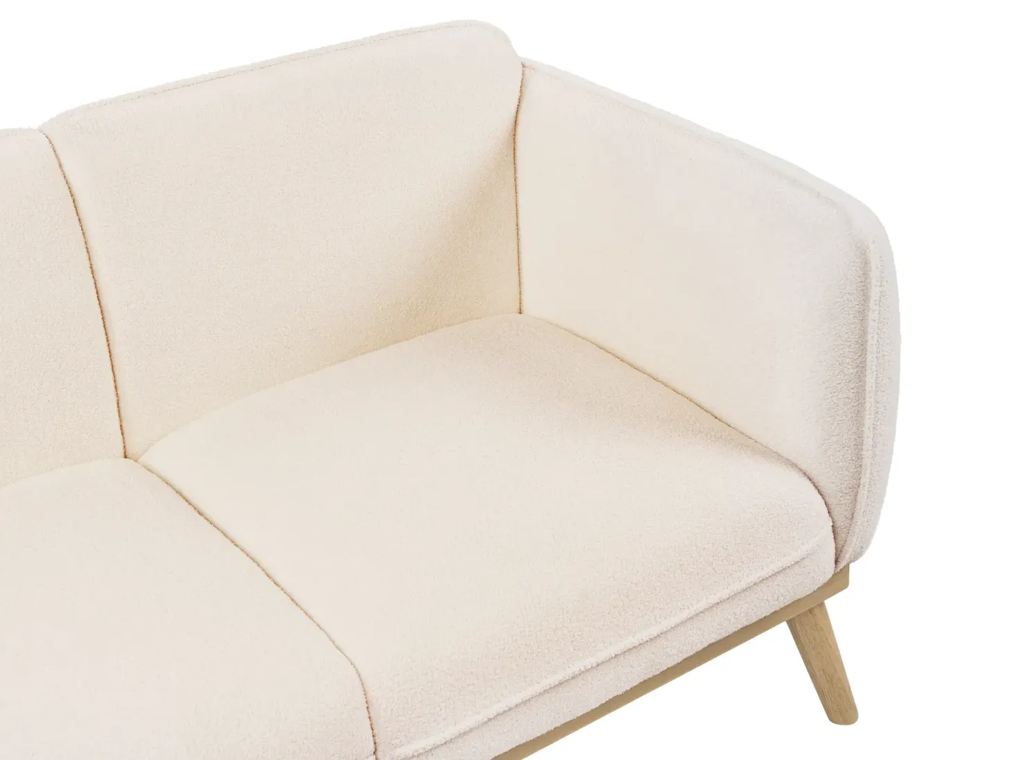 Sofa 2 personers LJUNG Boucle Lys Beige