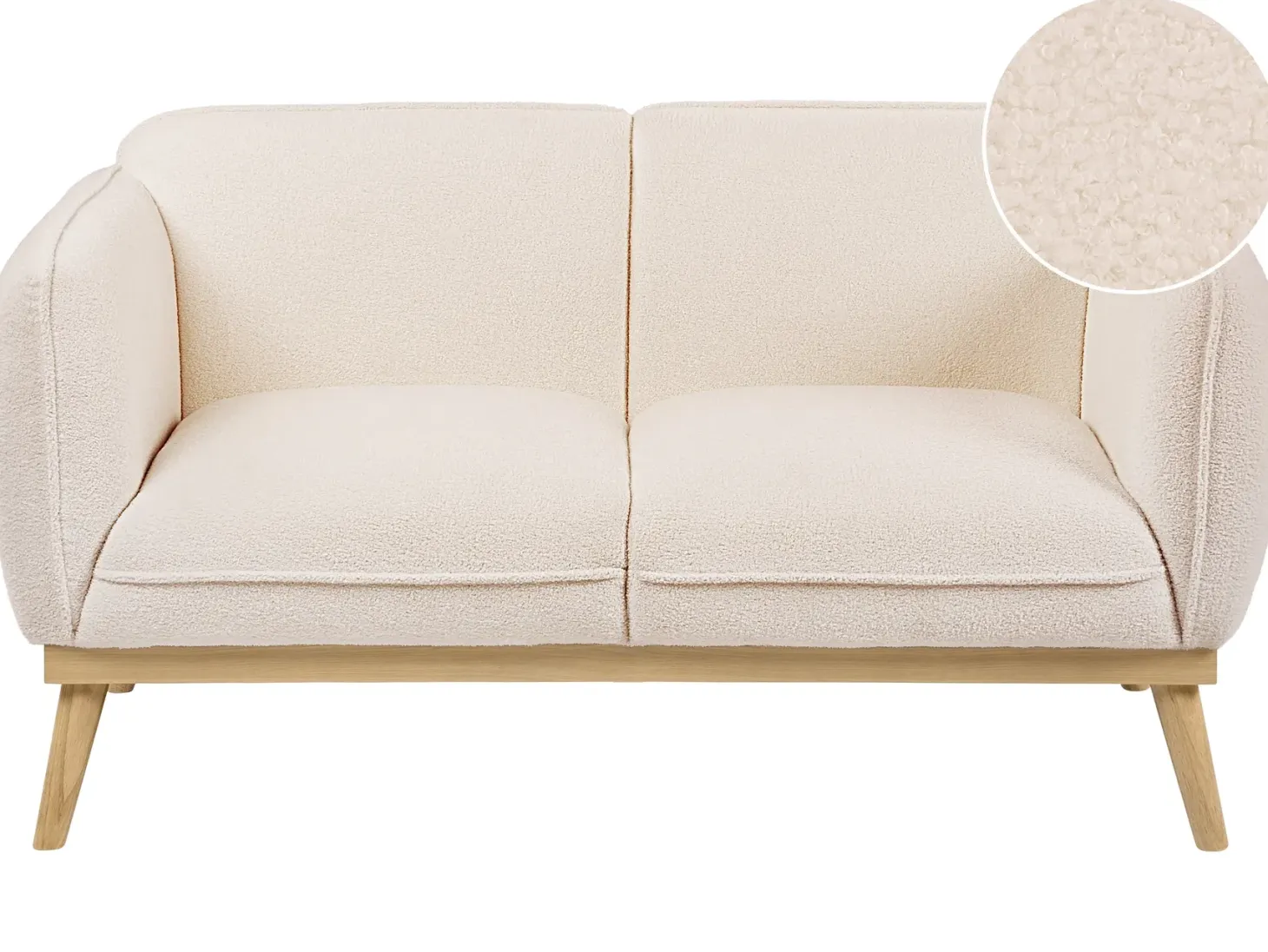 Sofa 2 personers LJUNG Boucle Lys Beige