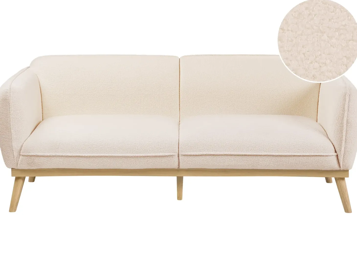 Sofa 3 personers LJUNG Boucle Lys Beige