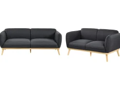 Sofa 3 personers LJUNG Sort