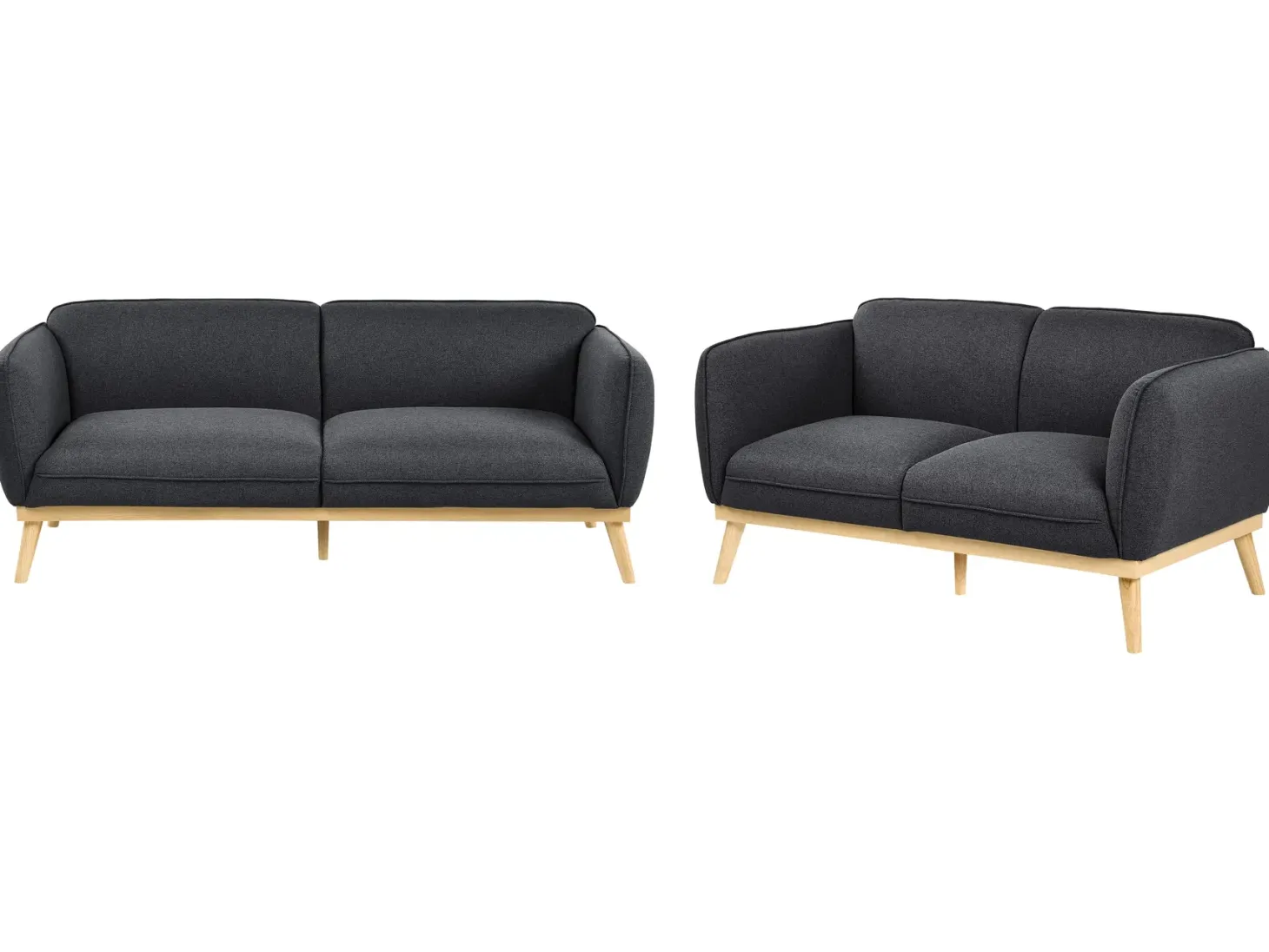 Sofa 3 personers LJUNG Sort
