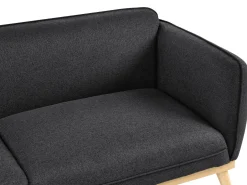 Sofa 3 personers LJUNG Sort