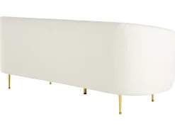 Sofa 3 personers LOEN Boucle Hvid