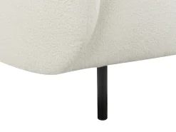 Sofa 2 personers LOEN Boucle Hvid