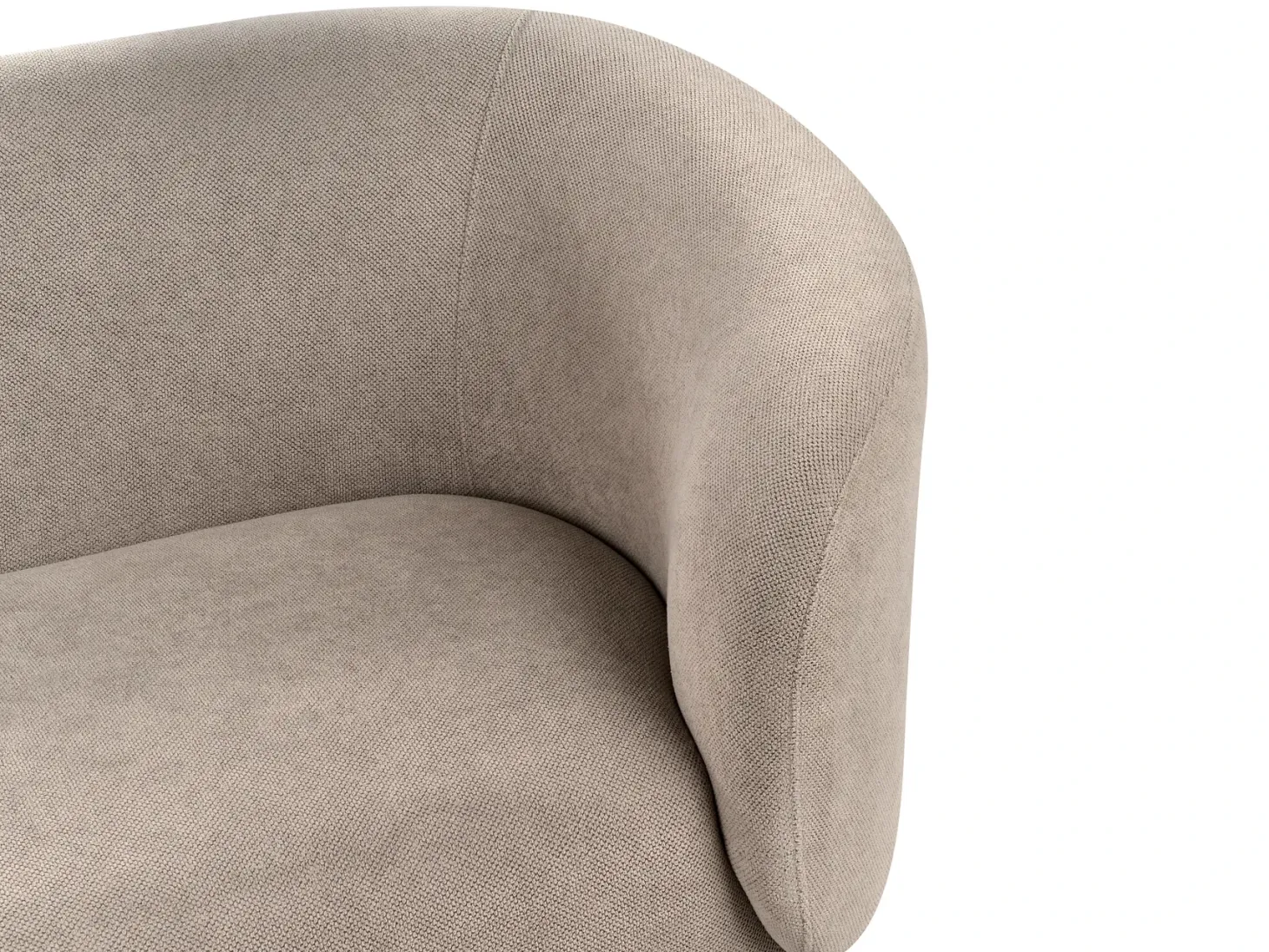 Sofa 3 personers LOEN Brungrå