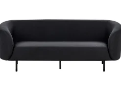 Sofa 3 personers LOEN Sort