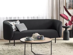 Sofa 3 personers LOEN Sort