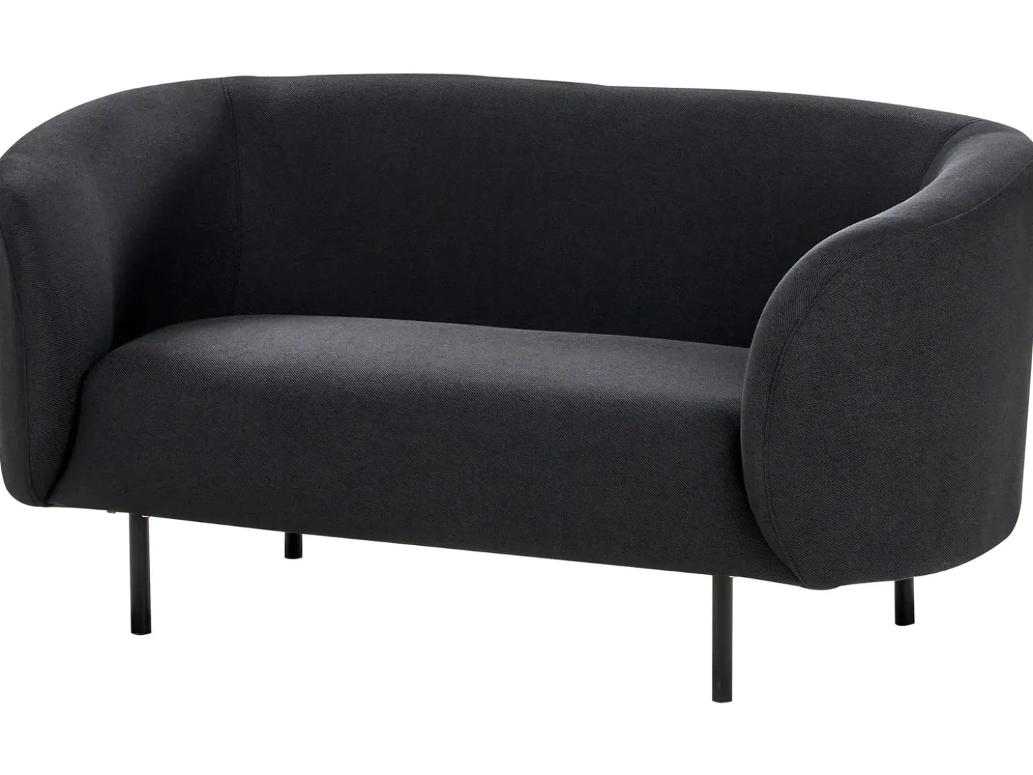 Sofa 2 personers LOEN Sort