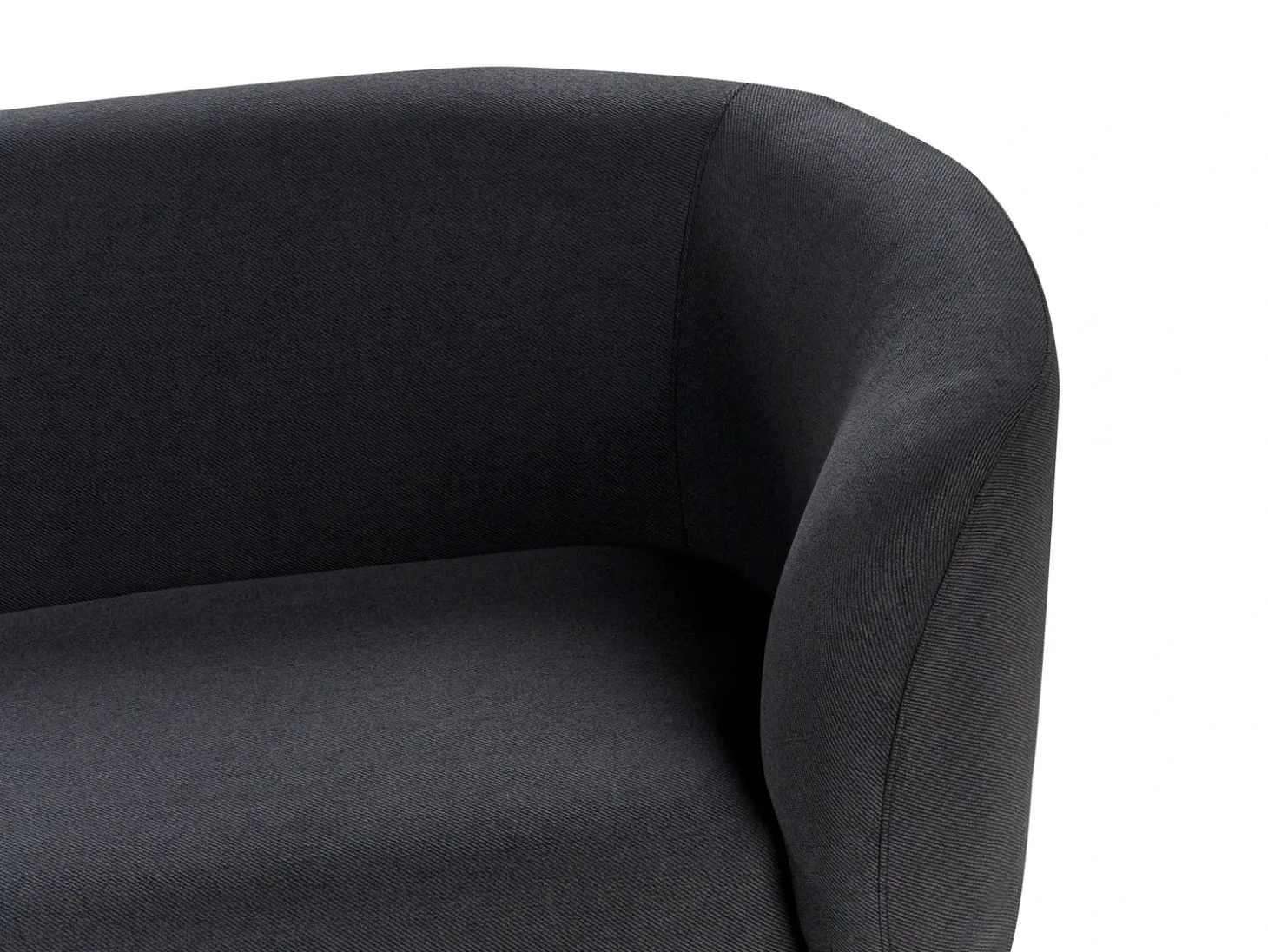 Sofa 2 personers LOEN Sort