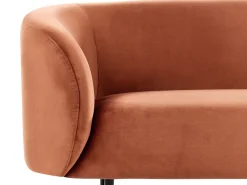 Sofa 2 personers LOEN Velour Orange