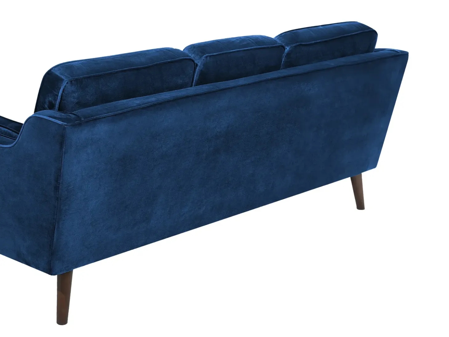 Sofa 3 personers LOKKA Velour Navy Blå