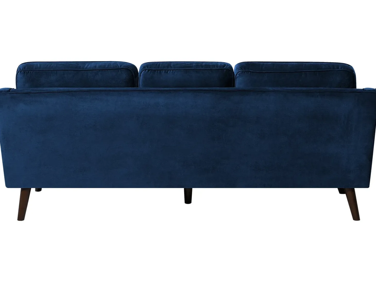 Sofa 3 personers LOKKA Velour Navy Blå