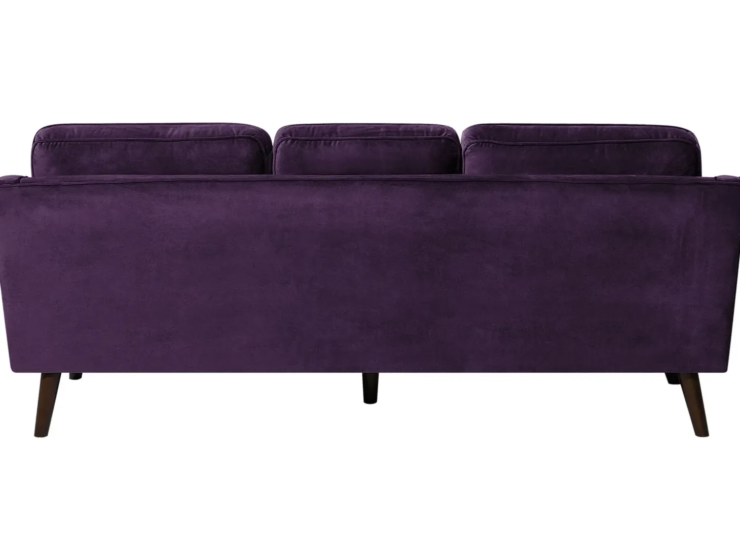 Sofa 3 personers LOKKA Velour Purpur