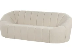 Sofa 3 personers LOMMA Boucle Hvid