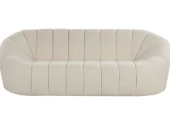 Sofa 3 personers LOMMA Boucle Hvid
