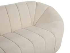 Sofa 3 personers LOMMA Boucle Hvid