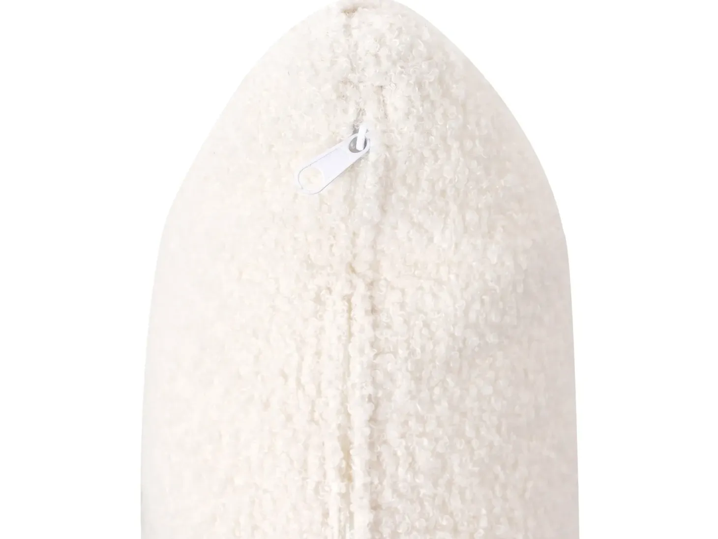 Sofa 3 personers LUVOS Boucle Cremehvid