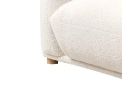 Sofa 3 personers LUVOS Boucle Cremehvid