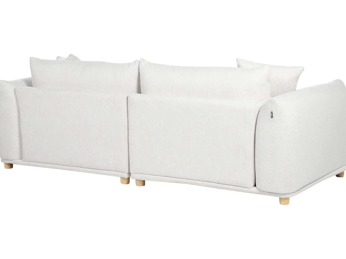 Sofa 3 personers LUVOS Cremehvid