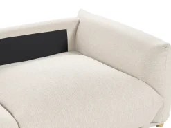 Sofa 3 personers LUVOS Lys Beige