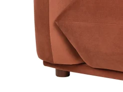 Sofa 3 personers LUVOS Velour Guldbrun
