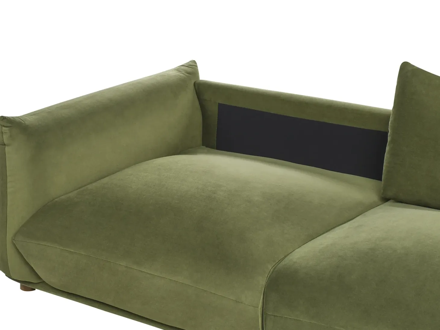 Sofa 3 personers LUVOS Velour Grøn