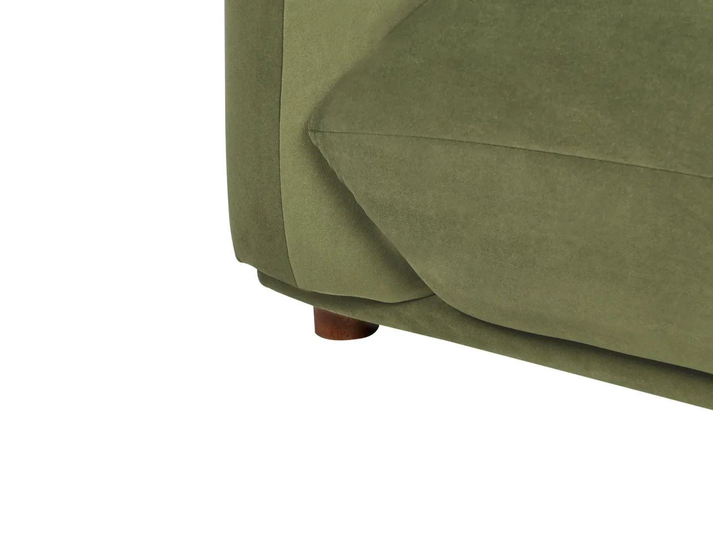 Sofa 3 personers LUVOS Velour Grøn