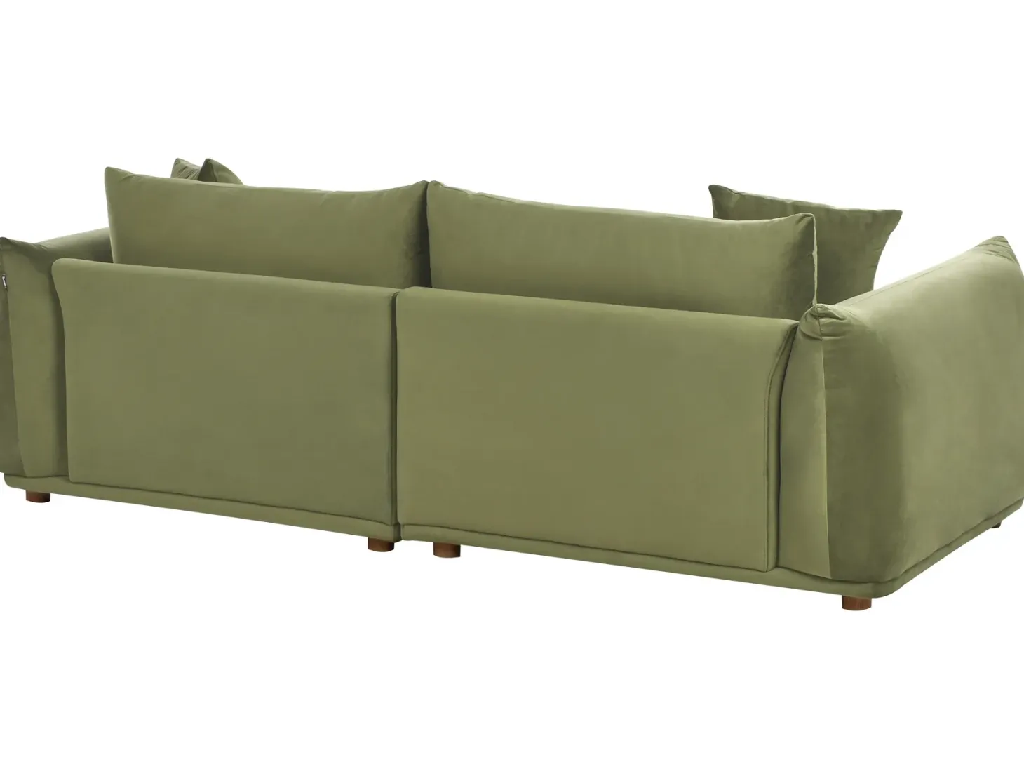 Sofa 3 personers LUVOS Velour Grøn