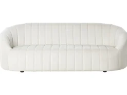 Sofa 3 personers MALUNG Velour Cremehvid