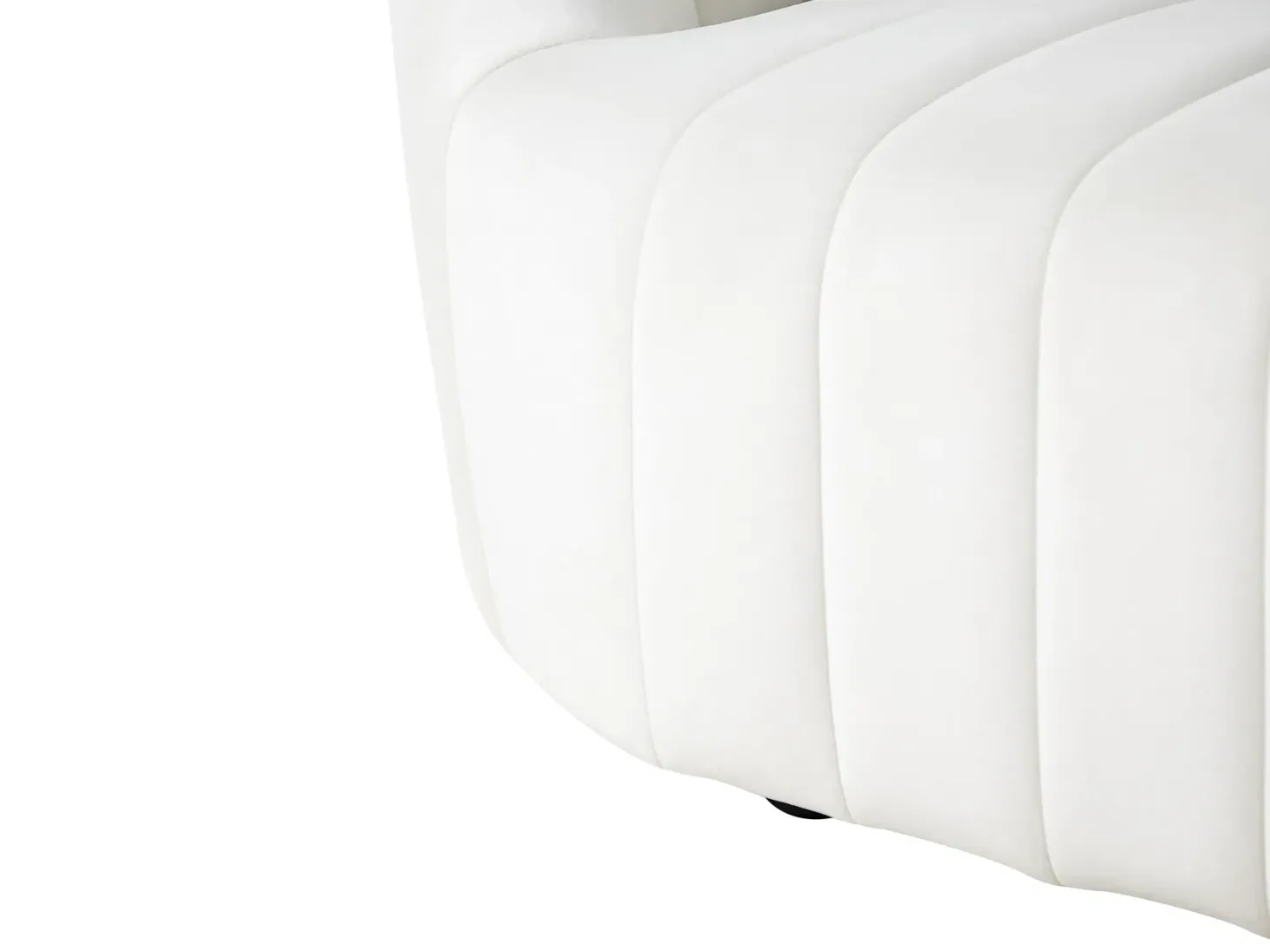 Sofa 3 personers MALUNG Velour Cremehvid
