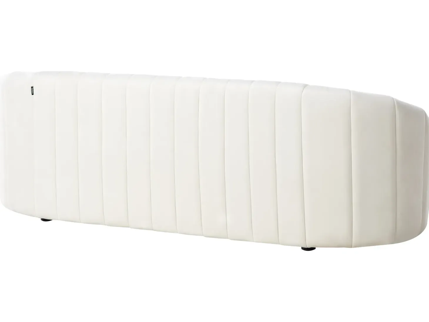 Sofa 3 personers MALUNG Velour Cremehvid