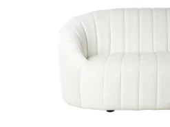 Sofa 3 personers MALUNG Velour Cremehvid