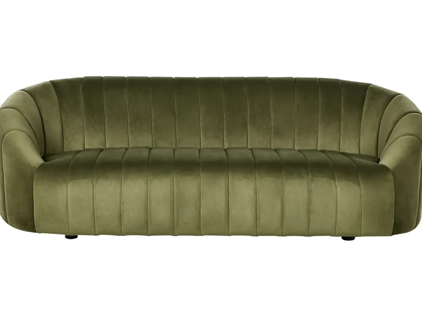 Sofa 3 personers MALUNG Velour Mørkegrøn