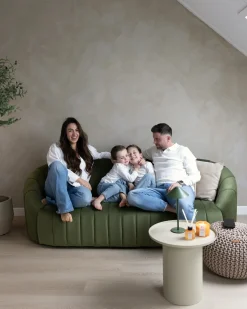 Sofa 3 personers MALUNG Velour Mørkegrøn