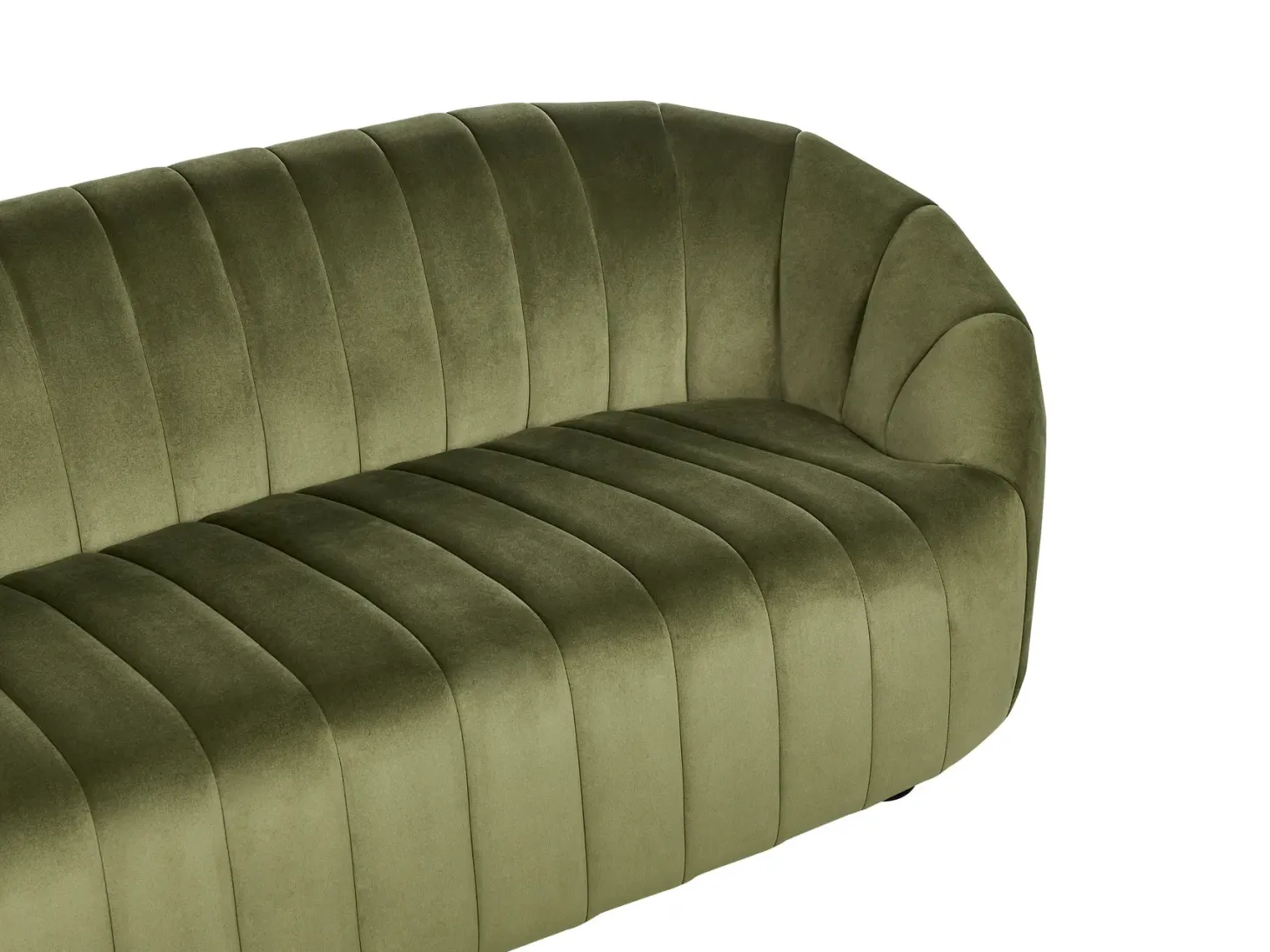 Sofa 3 personers MALUNG Velour Mørkegrøn