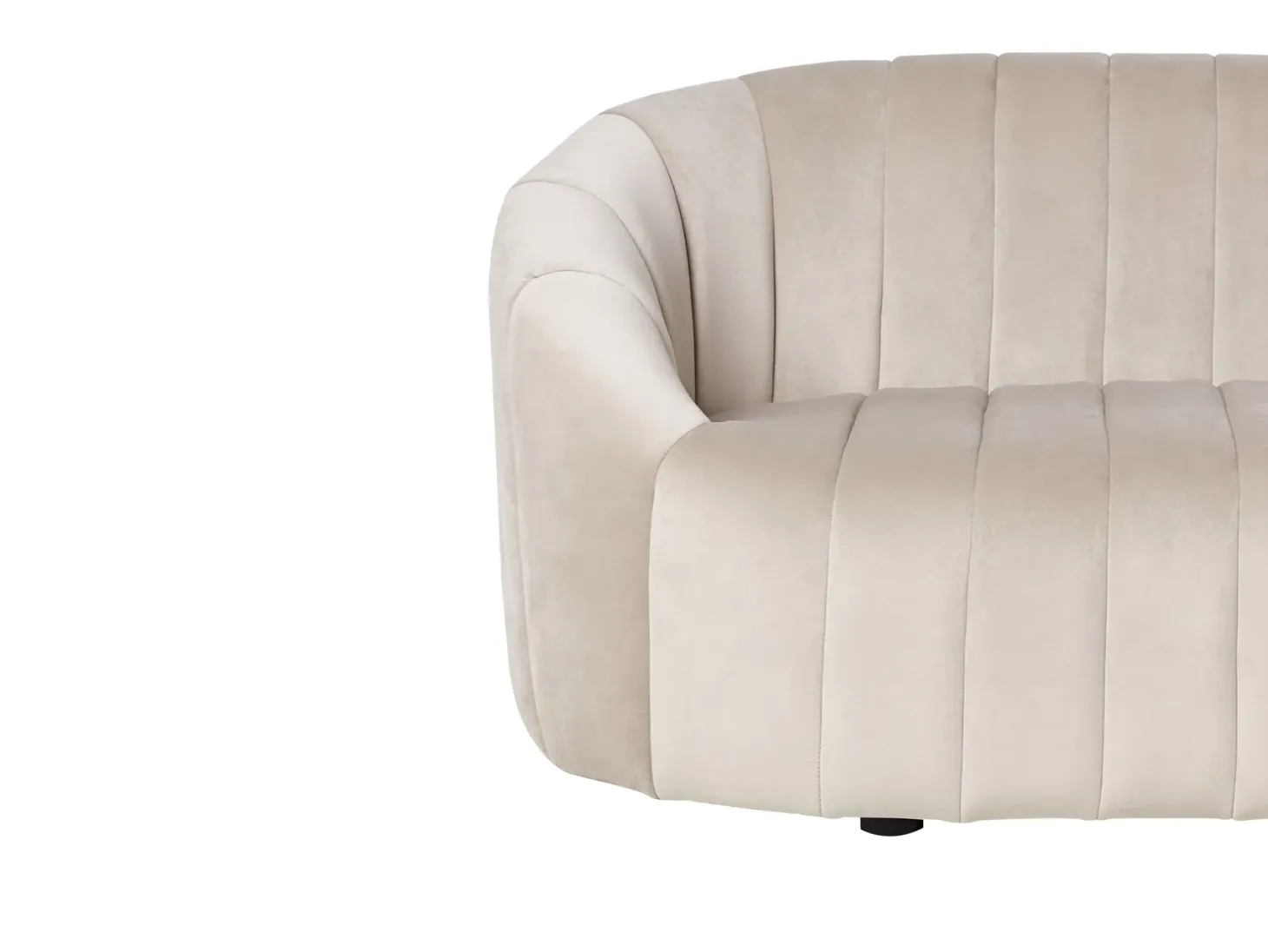 Sofa 3 personers MALUNG Velour Beige