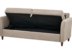 Sofa 3 personers MARE Brungrå med opbevaring