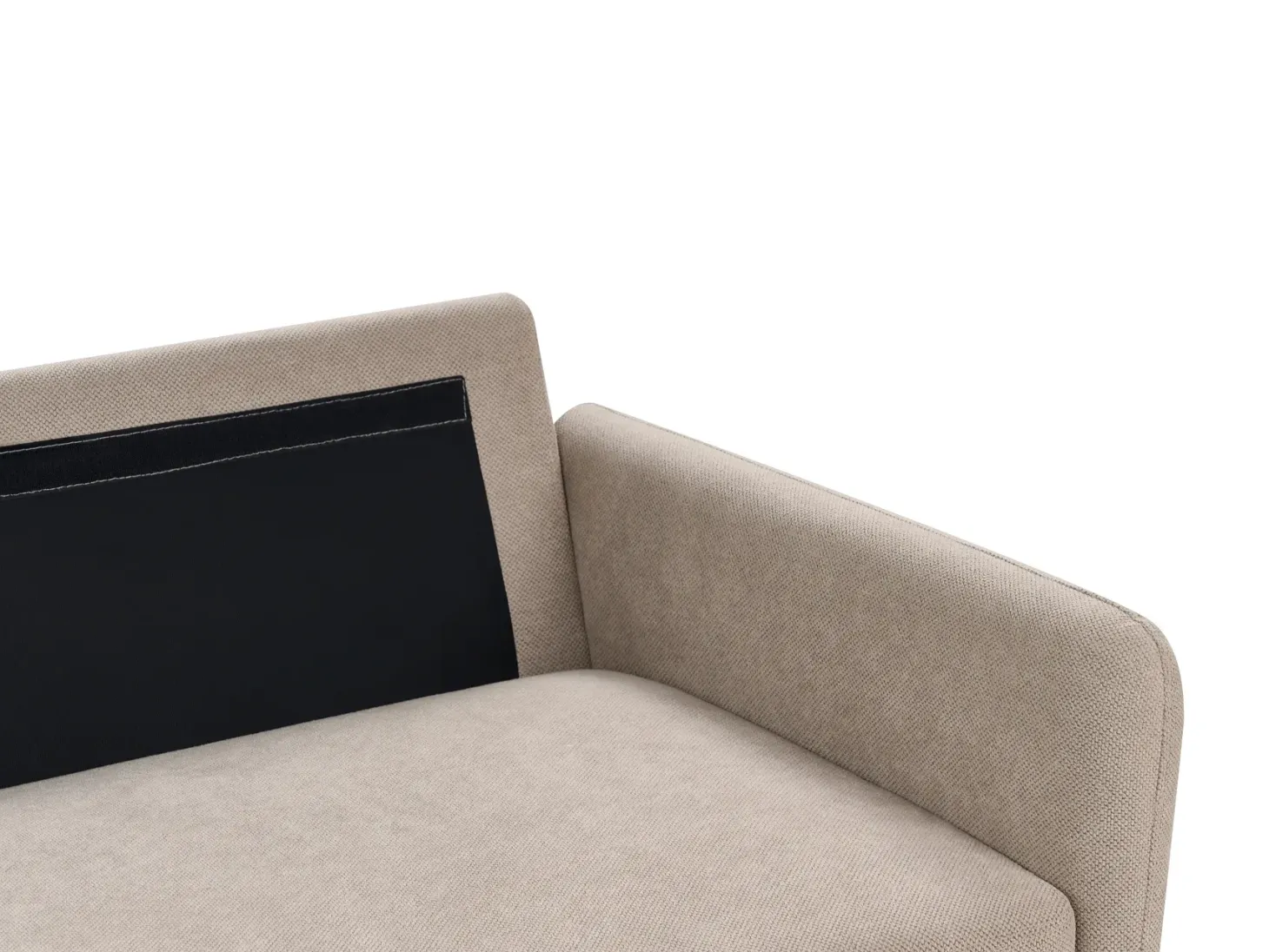 Sofa 3 personers MARE Brungrå med opbevaring
